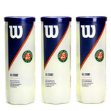 Bola De Tênis Wilson Roland Garros Pack Com 03 Tubos