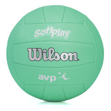 Bola De Vôlei De Praia / Quadra Wilson Avp Soft Play Cor Verde