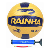 Bola De Vôlei De Quadra / Praia Rainha Vl 3.5 + Bomba De Ar