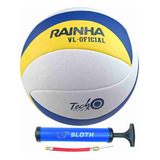 Bola De Vôlei De Quadra / Praia Rainha Vl 6.5 + Bomba De Ar