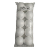 Bola Em Isopor 10 Cm - Oca - Duas Partes-pct 8un Inteiras