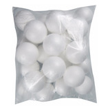 Bola Em Isopor 8cm (80mm) - Pacote Com 20 Un