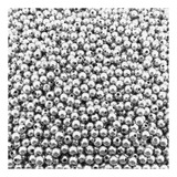 Bola Furo Passante Abs Dourada 6mm P/ Bijuteria Aprox 200 Pç