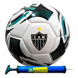 Bola Futebol Time Tamanho 5 Oficial Capotão + Bomba De Ar