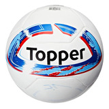 Bola Futsal Dominator Pro Topper Cor Branco, Azul E Vermelho