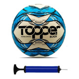 Bola Futsal Topper Slick + Bomba De Ar - Azul