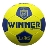 Bola Hand Ball Winner H3 - Costurada - Masc Cor Amarelo/azul Tamanho Da Bola 4