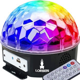 Bola Maluca Bluetooth Rgb Pen Drive Controle Remoto Usb Mp3