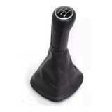 Bola Manopla Cambio Aro Cromado+ Coifa Vw Saveiro G4 2008/..