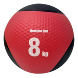 Bola Medicine Ball De Borracha Inflável Pista E Campo - 8 Kg