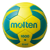 Bola Molten De Treinamento Handball Hx1800 Yg Ihf Approved Cor Amarelo/verde Tamanho Da Bola 1
