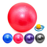 Bola Pilates Yoga Fitness 55 Cm C/ Bomba Ginastica Abdominal