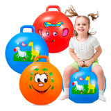 Bola Pula Pula Com Alça Bichinhos Coloridos Upa Upa Infantil