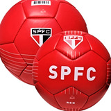 Bola São Paulo De Futebol Oficial Campo Vermelho 