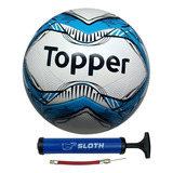 Bola Society Topper Slick Fusionada Grama Sintética + Bomba