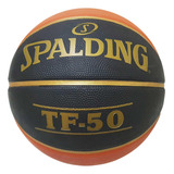 Bola Spalding De Basquete Borracha Tf-50 Selo Cbb Tam. 7