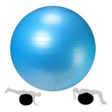 Bola Suiça 65cm Para Pilates Yoga Premium Anti Estouro Azul