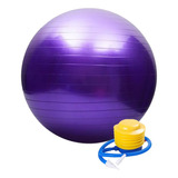Bola Suiça Pilates Abdominal Fitness 45cm Bomba Grátis Verde