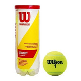 Bola Tênis Wilson Championship Extra Duty Tubo Com 3 Bolas 