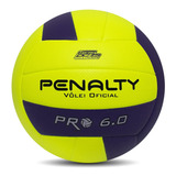 Bola Vôlei 6.0 Pro X Amarela/azul Penalty