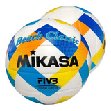 Bola Vôlei De Praia Mikasa Oficial Fun Original  Fivb Pro