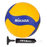 Bola Vôlei Mikasa Quadra Voleibol Profissional + Bomba De Ar