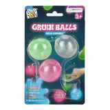 Bolas Adesivas Neon Grudi Balls Multikids - Br1550
