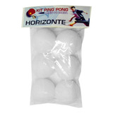 Bolas Bolinhas 40mm Tenis Mesa Ping Pong Kit C/ 6 Unidades