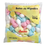 Bolas De Algodão Sussex Colorido - Macio E Absorvente 100g