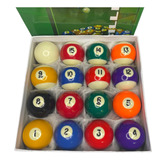 Bolas De Snooker 52mm 16 Peças