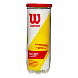 Bolas Tennis Tenis Wilson Championship Extra Duty Tubo Com 3