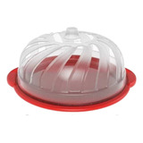 Boleira Porta Bolos Com Tampa E Prato Gourmet Várias Cores