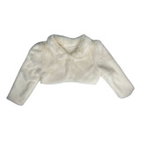Bolero Pele Full Forrado Com Gola Festa Bordado P-g E 1-3