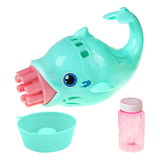 Bolha De Sabão Pistola Arma Metralhadora Brinquedo Lança Cor Azul