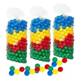 Bolinhas P/ Piscina Pacote Com 500 Un Coloridas Não Amassam