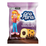 Bolinho Ana Maria Sabor Gotas De Chocolate Pacote 70g