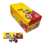Bolinho Bauducco Rocambole Roll Chocolate Com 15 Und 34g