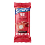 Bolinho Sabor Red Velvet Recheio Cream Cheese Suavipan 40g.