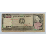 Bolivia Cédula 1000 Pesos Bolivianos 1982