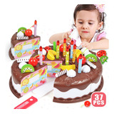 Bolo De Aniversário Crec Crec Brinquedo Comidinhas Infantil