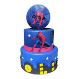 Bolo Fake / Falso Homem Aranha - Ideal Pegue E Monte