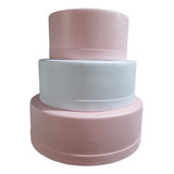 Bolo Fake (falso) Cores Candy P/ Decorar 3 Andares