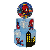 Bolo Fake Falso Homem Aranha Baby