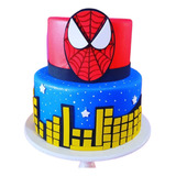 Bolo Fake Homem Aranha 2 Andares 
