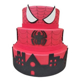 Bolo Fake Homem Aranha Venom Carneficina Decorado Sem Emenda