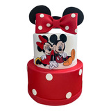 Bolo Fake Minnie E Mickey