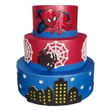 Bolo Fake Modelo Spiderman