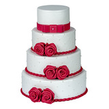 Bolo Fake Sem Emenda Decorado Casamento Aniversários Festa