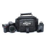 Bolsa Bag Nikon Canon Sony Camera Acessorios Pronta Entrega