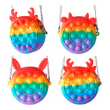 Bolsa Bag Pop-it Fidget Toy Empurre Bolha Anti-stress 10 Cm